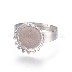 Не тускнеющие регулируемые кольца для пальцев из нержавеющей стали 304 STAS-E474-50