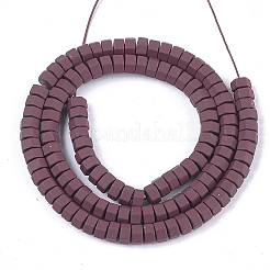 Окрашенного распылением немагнитных синтетических нитей гематита бусы&nbsp;G-T116-27-21