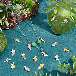 16 шт. подвески из нержавеющей стали 304 двух цветов&nbsp;STAS-UN0039-51