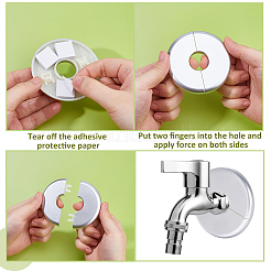 Пластиковая накладка радиатора крышка водопроводной трубы&nbsp;KY-WH0083-001-A02