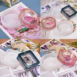 2шт 2 стиля силиконовые Молды DIY-SZ0002-32