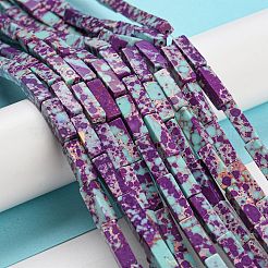 Синтетические окрашенные нити императорской яшмы&nbsp;G-D077-C01-07