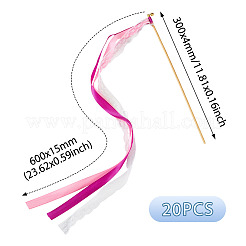 Bacchette in nastro di poliestere&nbsp;AJEW-TAC0006-31A