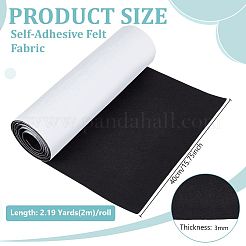 Selbstklebendes Filzgewebe&nbsp;DIY-WH0750-199B-01