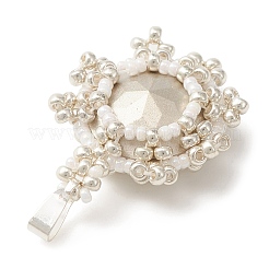 Подвески k9 со стеклянными стразами и бисером&nbsp;PALLOY-MZ00162-01