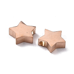 Placcatura ionica (ip) ciondoli in acciaio inossidabile 304&nbsp;STAS-F271-15RG