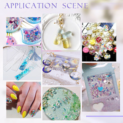 130 г двухцветных стеклянных бусин GLAA-OC0001-51