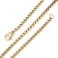 10 Stück 2.3 mm 304 Edelstahl-Boxkette&nbsp;NJEW-G203-05G