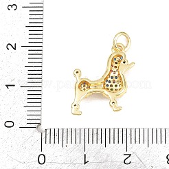 Pendentifs en laiton zircon cubique transparent&nbsp;KK-F938-25C-G