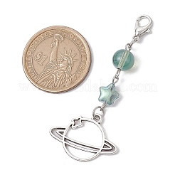 Подвесные украшения из сплава планет HJEW-JM02679