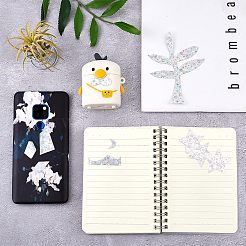 A4 водостойкая ПВХ самоклеящаяся лазерная наклейка AJEW-WH0152-64