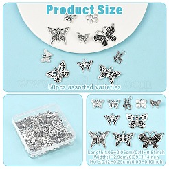 50шт 10 стиля подвески из сплава в тибетском стиле&nbsp;FIND-YW0006-94