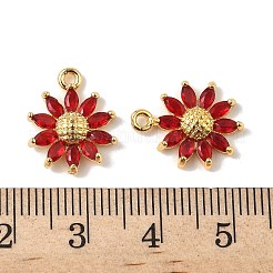 Латунные микро проложить кубического циркония подвески KK-D373-04B-G