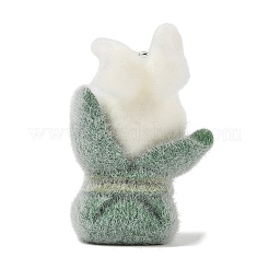 Подвески из непрозрачной смолы с рисунком животных&nbsp;RESI-H042-01P-11