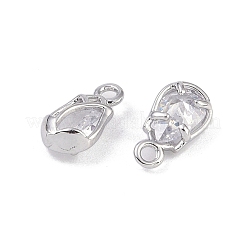 Латунь со стеклянными подвесками&nbsp;KK-K351-34P