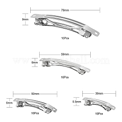 40 шт. 4 стиля заколки для волос с утюгом X1-IFIN-FS0001-05