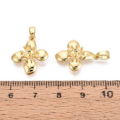 Pendenti a perno in ottone con coppiglie e perni&nbsp;LS-KK-T079-21G