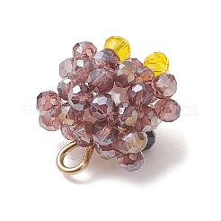 Подвески в виде животных из натуральной черной шпинели&nbsp;PALLOY-MZ01178-01