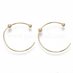 Латунь серьги KK-S355-045-NF