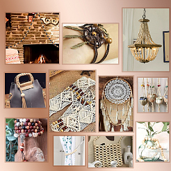 1400шт 28 вида деревянных бусин&nbsp;WOOD-GA0001-79