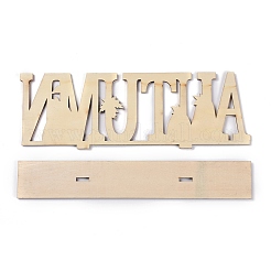 Украшения дисплея натурального дерева&nbsp;DJEW-O001-10