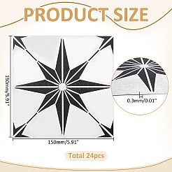 Autocollants auto-adhésifs en pvc&nbsp;DIY-WH0349-585