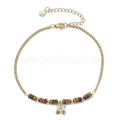 Браслеты на ногу из нержавеющей стали 304&nbsp;AJEW-AN00703-03