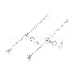925 удлинитель цепочки из шариков из стерлингового серебра STER-T008-59S