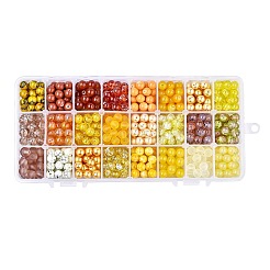 Perle di vetro stile misto&nbsp;DGLA-JP0001-28G