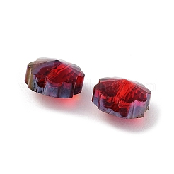 Прозрачный Electroplate стеклянные бусины&nbsp;GLAA-D016-15C