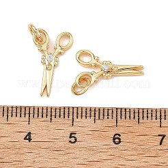 Pendentifs en laiton Shegrace avec micro-pavé de zircone cubique transparente&nbsp;XGRQ2C859-403G