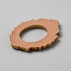 レトロな樹脂彫刻額縁  壁やテーブル用の装飾フォトフレーム  オーバル  71x52x6mm&nbsp;CRES-CJC0011-009D