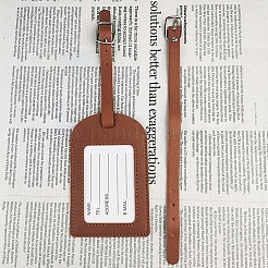 Cuthollow 4 pz etichetta per bagaglio in pelle pu&nbsp;OFST-CL0001-01A-02