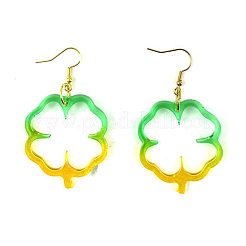 Клевер diy кулон силиконовые Молды&nbsp;LS-DIY-WH0096-28