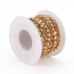 Плоские цепочки из нержавеющей стали 304 с пайетками CHS-G016-01G