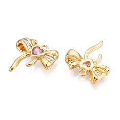 Подвески из латуни с прозрачным фианитом KK-T073-01G