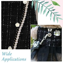 40 шт. 10 стиля пуговицы из сплава с тремя отверстиями на ножке&nbsp;BUTT-CJ0001-07