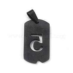 Pendentifs en acier inoxydable 304 avec placage ionique (IP)&nbsp;STAS-O127-E05