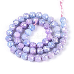 Антикоррозийные гальванические стеклянные бусины&nbsp;GLAA-N010-8mm-11