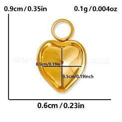 Pendentifs cabochons en acier inoxydable 304&nbsp;PW-WG002AB-10