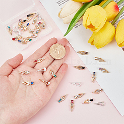 36 cabochon en alliage de strass de 18 styles&nbsp;MRMJ-OC0003-52