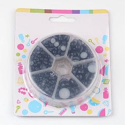 1box abs пластмассовые имитационные жемчужные купольные кабошоны SACR-JP0001-25