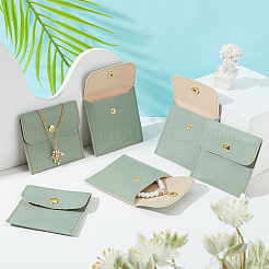 6 шт. сумки для хранения ювелирных изделий из искусственной кожи pu ABAG-HY0001-14