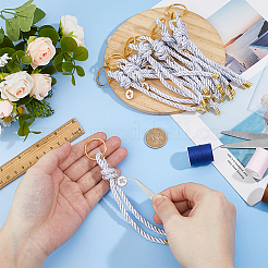 10шт брелок из полиэфирного шнура&nbsp;KEYC-FH00047