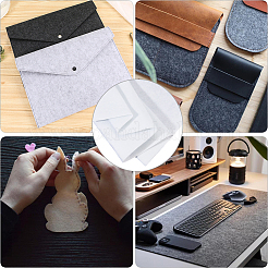 1 квадратный лист фетровой ткани&nbsp;DIY-CY0002-20B