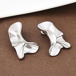 Серьги-гвоздики из нержавеющей стали 304 EJEW-K268-77P