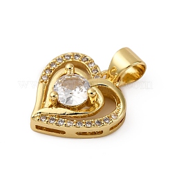 Латунные микро проложить кубического циркония подвески KK-P308-08G