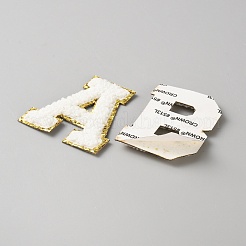 Toalla bordado estilo tela hierro en/coser en parches&nbsp;PATC-WH0009-34A