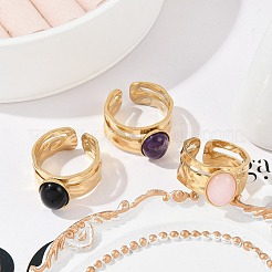 Кольца-манжеты из нержавеющей стали 304&nbsp;RJEW-Z078-11G