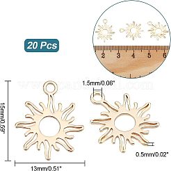 20 Stück Messing Charms&nbsp;FIND-FH0004-01